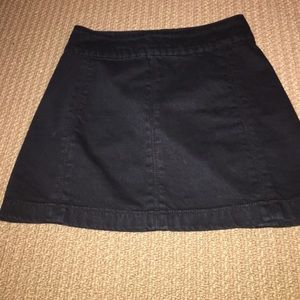 Black Free People “Modern Femme” Skirt